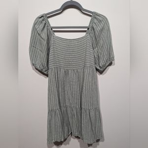 American Eagle Striped Linen Dress Size S